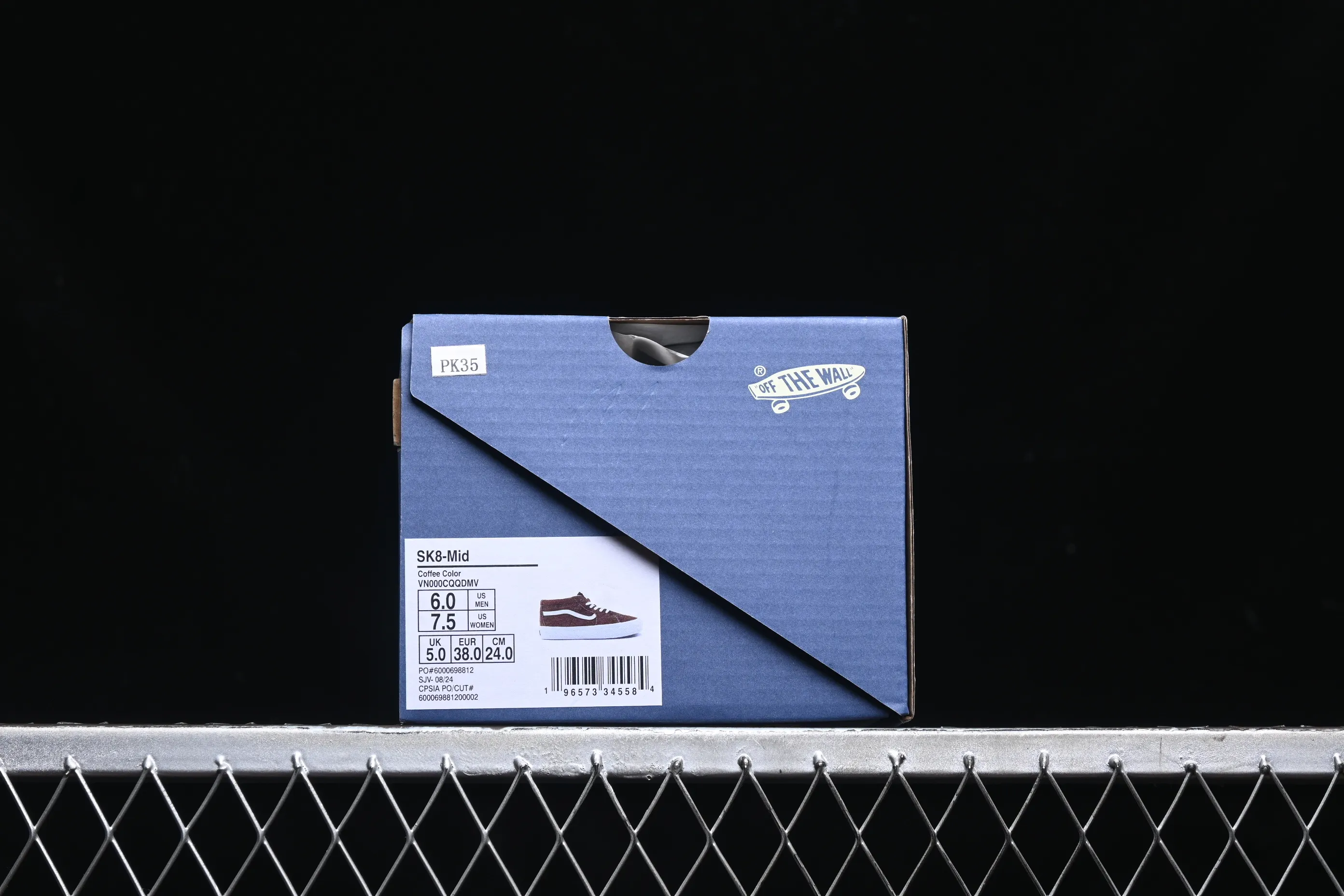 All categories Vans Vans series Vans Mid Vans China Vans Sk8-Mid Reissue 83 high-end branch suede casual retro skateboard shoes VN000CQQDMV